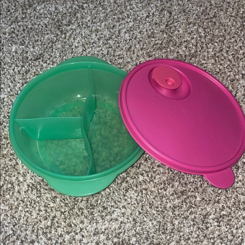 Tupperware Bright Pink Snap Lid